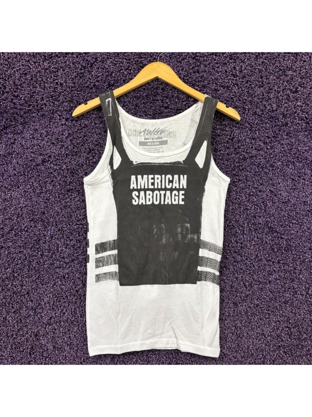 Asap Rocky x AWGE American Sabotage Rolling Loud Tank Top size Medium